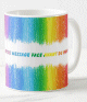 Mug personnalisable multicolore avec prenoms ou messages