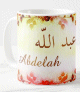 Mug prenom arabe masculin "Abdelah"