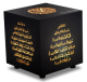 Lampe/Veilleuse Livreique sous forme de cube noir avec telecommande (equantu SQ802)