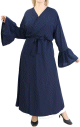 Kimono avec manches evasees - Couleur Bleu Marine