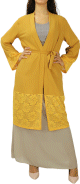 Kimono avec finition en dentelle (Plusieurs couleurs disponibles)