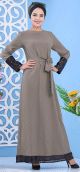 Robe de soiree maxi-longue pailletee avec sa ceinture (Plusieurs couleurs disponibles) - Tenue classe et chic pour femme