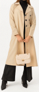 Trench femme (Manteau chale Saison Automne Hiver) - Couleur beige