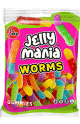 Bonbon Confiseries sucrees Halal : Vers de terre acide (100 gr) - Jelly Mania "Worms"