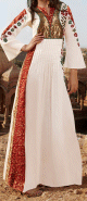 Robe orientale maxi-longue pour femme