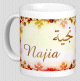 Mug prenom arabe feminin "Najia"