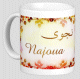 Mug prenom arabe feminin "Najoua"